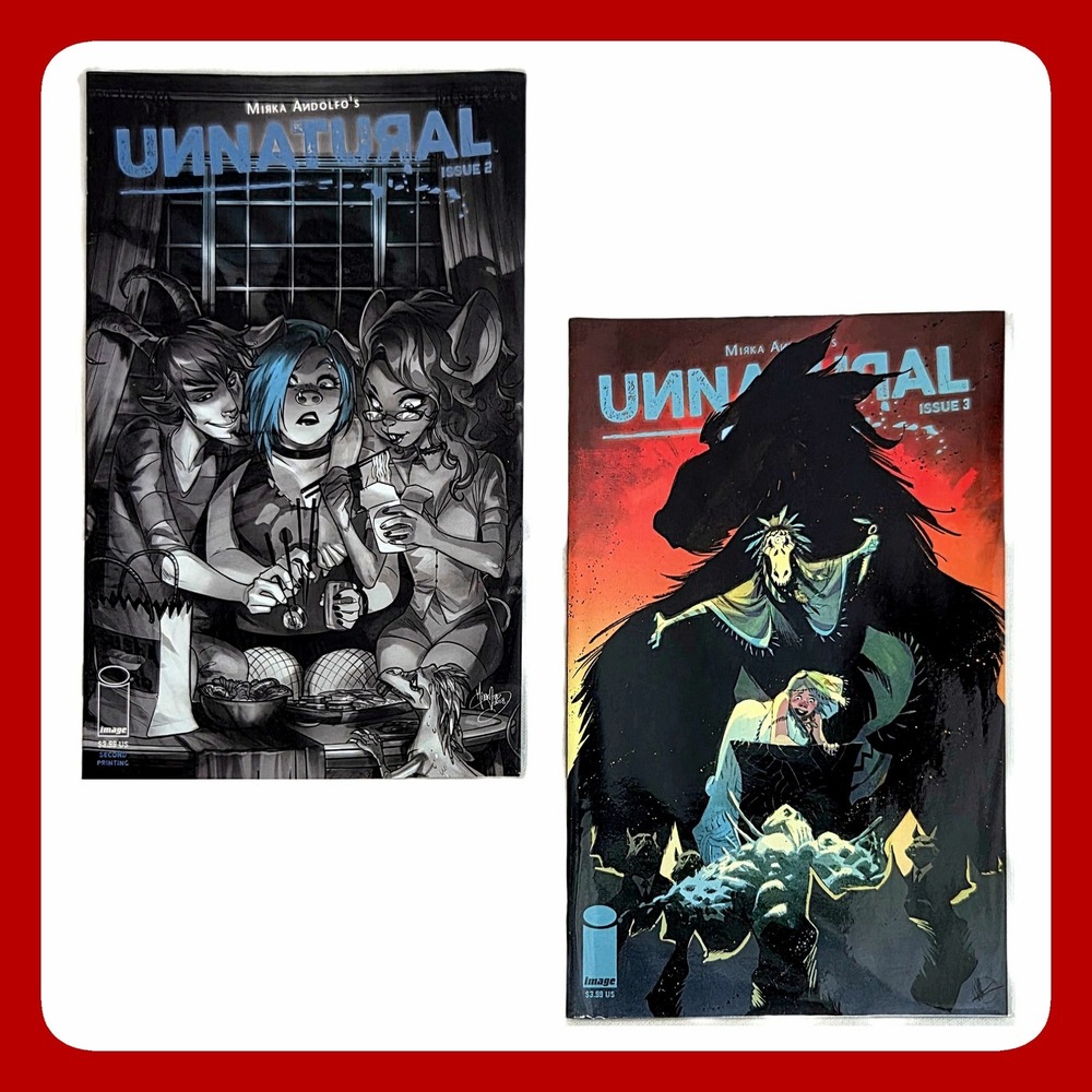 Unnatural 2 3 Image Comics Lot Mirka Andolfo Fantasy Anthropomorphic